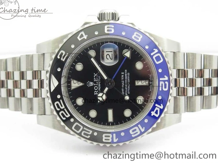 MiroTime 0227 GMT-Master II 126710 BPF BLNR Black Blue Ceramic Maker Best Edition on SS Jubilee Bracelet A BestValue 3287